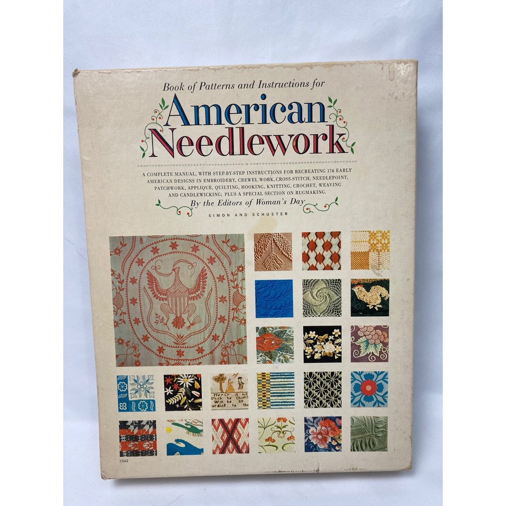Vintage 1962 American Needlework Patterns Woman's‎ Day Embroidery Quilt Patterns
